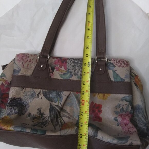 MultiSac bag with neutral background and floral print spring summer vacation - Picture 14 of 16